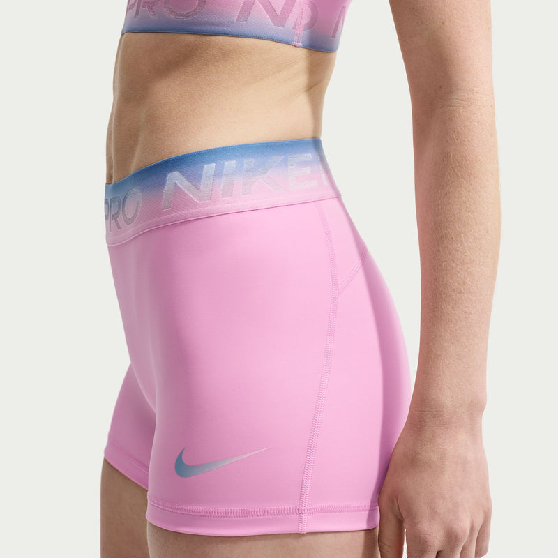 Women's Pro 3" Mid-Rise Shorts (621 - Pink Rise/Work Blue)