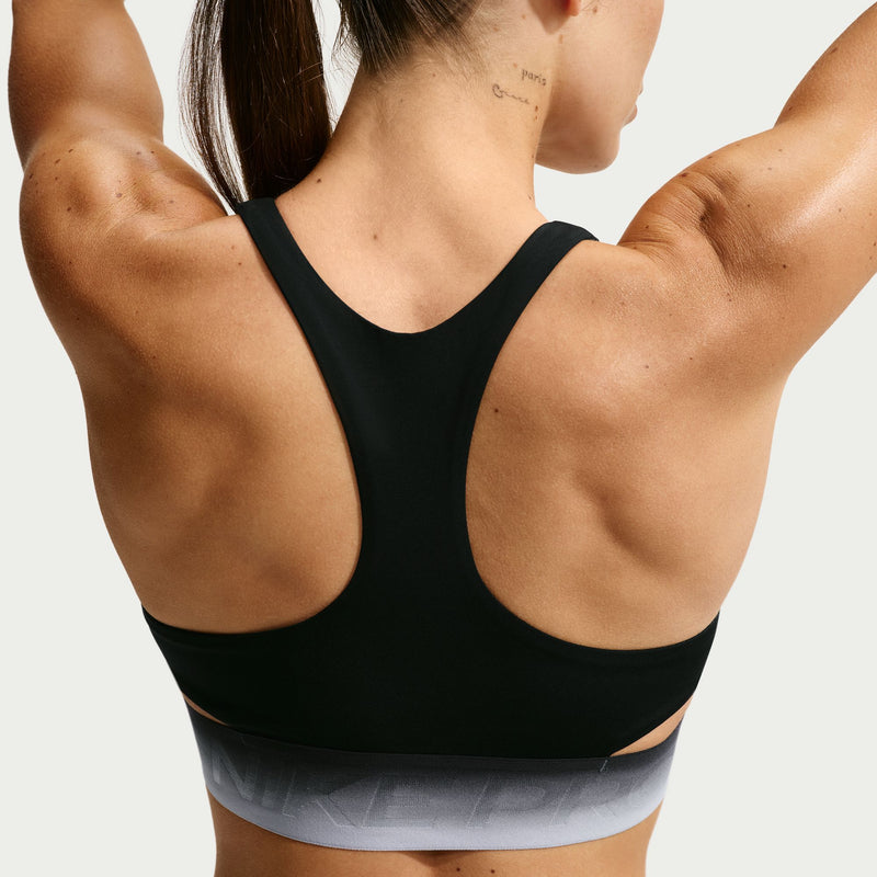 Women’s Pro Light-Support Non-Padded Sports Bra (010 - Black/Black/Ghost/Smoke Grey)