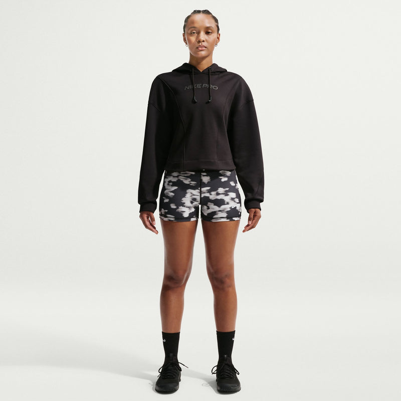 Women's Pro 3" Mid-Rise Printed Biker Shorts (010 - Black/White)