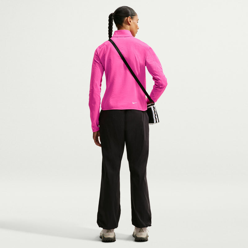 Women's ACG "Wolf Grid" Therma-FIT 1/2-Zip Hiking Top (698 - Desert Pin/Summit White)