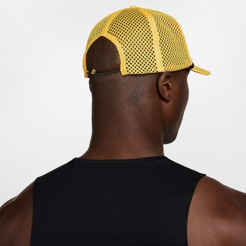 Unisex Nike Pro Dri-FIT Unstructured Swoosh Run Cap (848 - Citron Pulse/Anthracite/Reflective Silver)