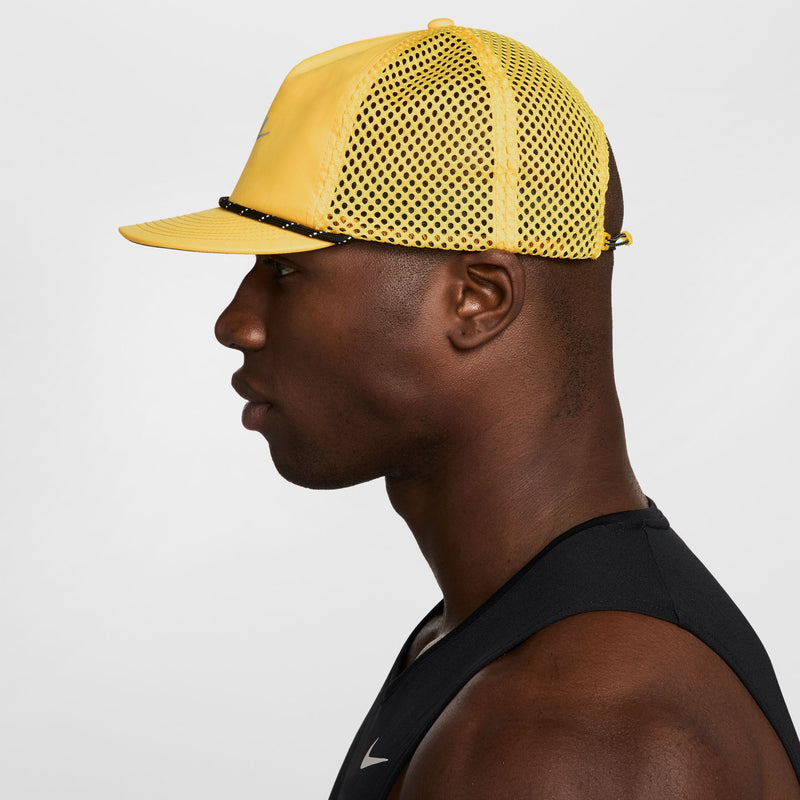 Unisex Nike Pro Dri-FIT Unstructured Swoosh Run Cap (848 - Citron Pulse/Anthracite/Reflective Silver)