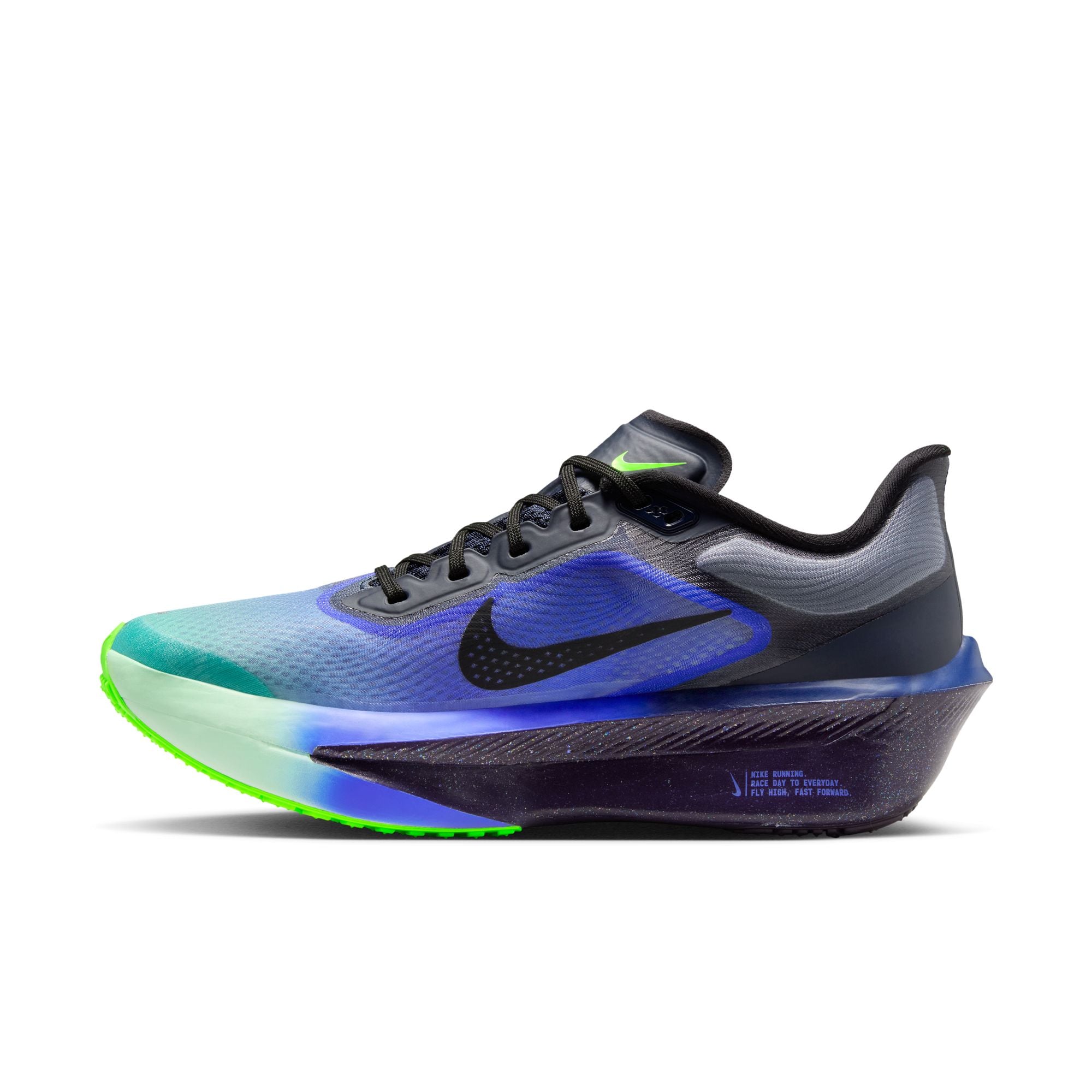 Women's Zoom Fly 6 Glam (Dark Obsidian/Black-Racer Blue) — TC