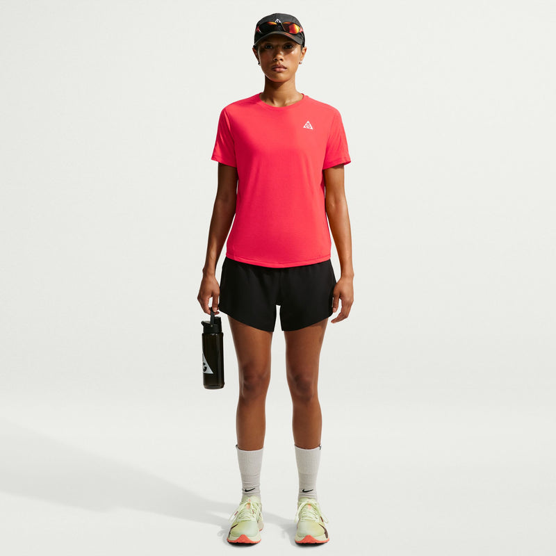 Women's ACG Dri-FIT Short-Sleeve Trail Running Top (696 - Lt Crimson/Summit White)