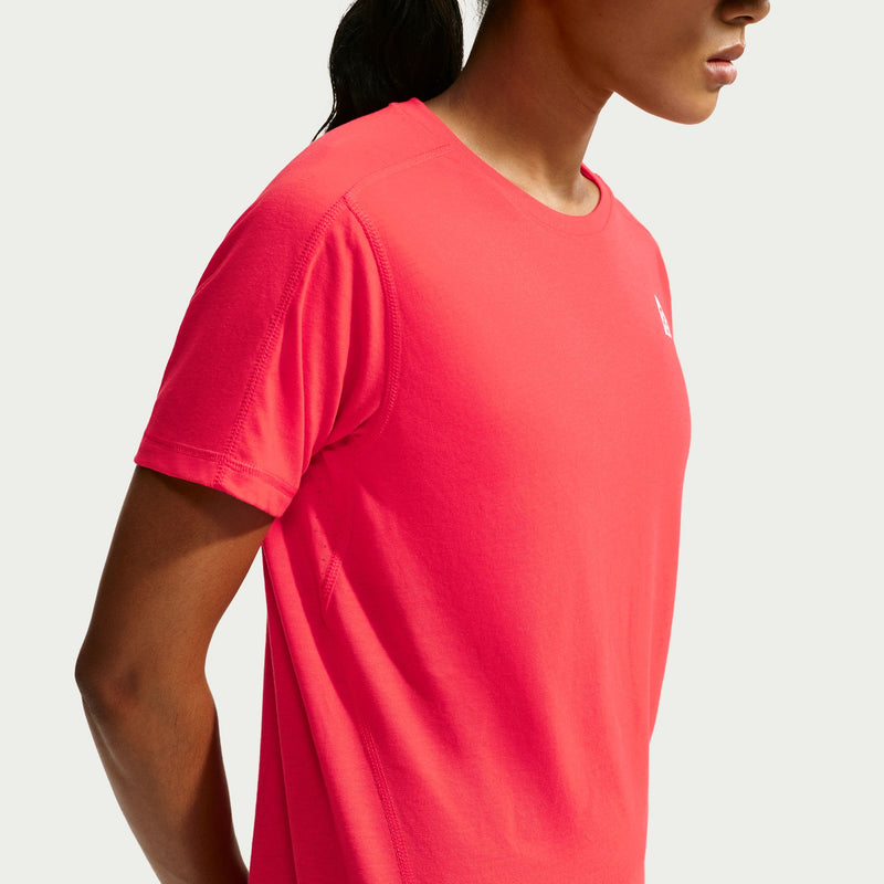 Women's ACG Dri-FIT Short-Sleeve Trail Running Top (696 - Lt Crimson/Summit White)