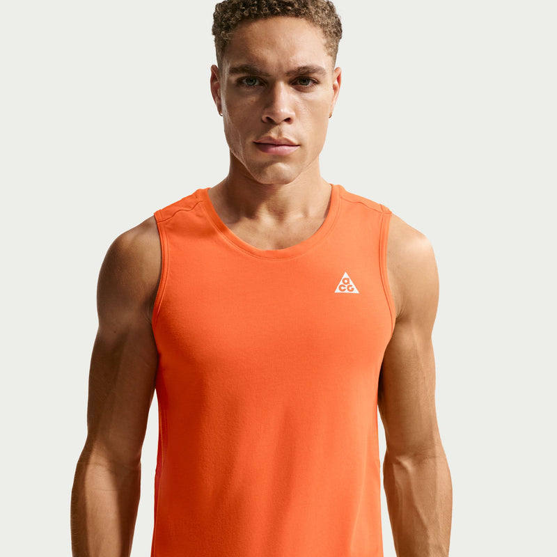 Men's ACG "Solar Chase" Dri-FIT ADV Tank Top (819 - Saftey Orange/Saftey Orange/Summit White)