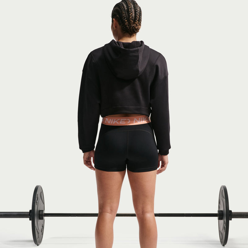 Women's Pro 3" Mid-Rise Biker Shorts (017 - Black/Crimson Bliss/White)
