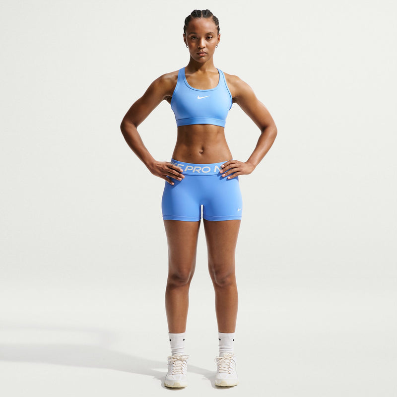 Women's Pro 3" Mid-Rise Biker Shorts (412 - University Blue/White)