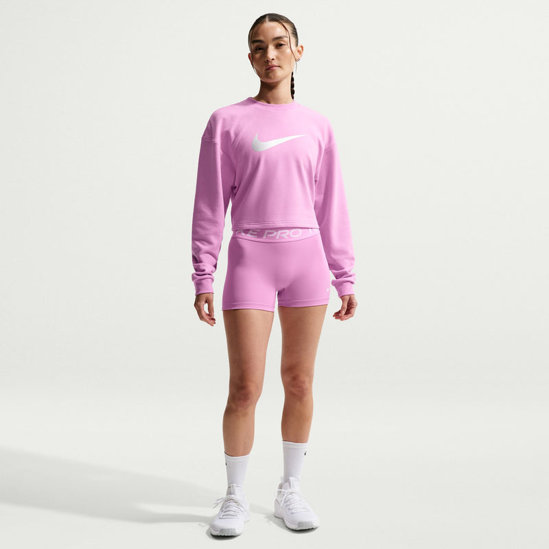 Women's Pro 3" Mid-Rise Biker Shorts (503 - Lt Magenta/White)