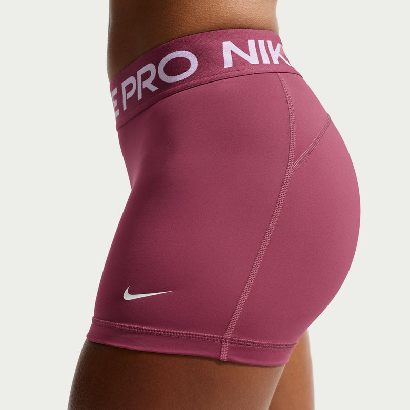 Women's Pro 3" Mid-Rise Biker Shorts (654 - Pink Smoke/White)