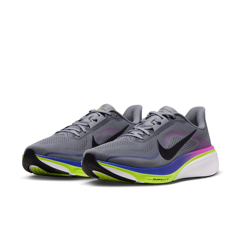 Men's Pegasus 42 (Stealth/Purple Dynasty-Volt-Crimson Tint)
