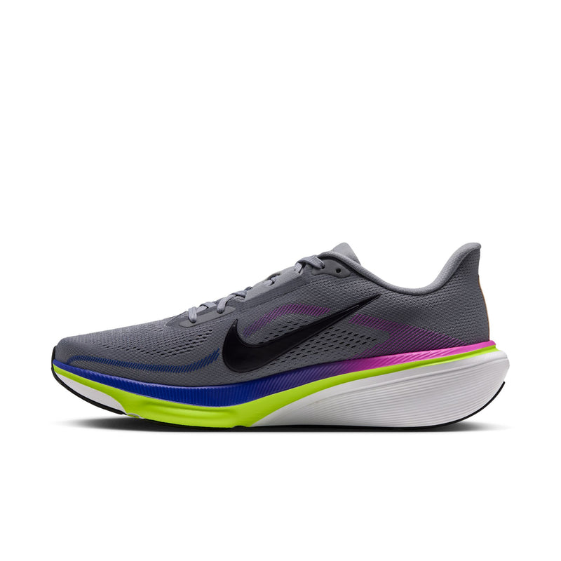 Men's Pegasus 42 (Stealth/Purple Dynasty-Volt-Crimson Tint)