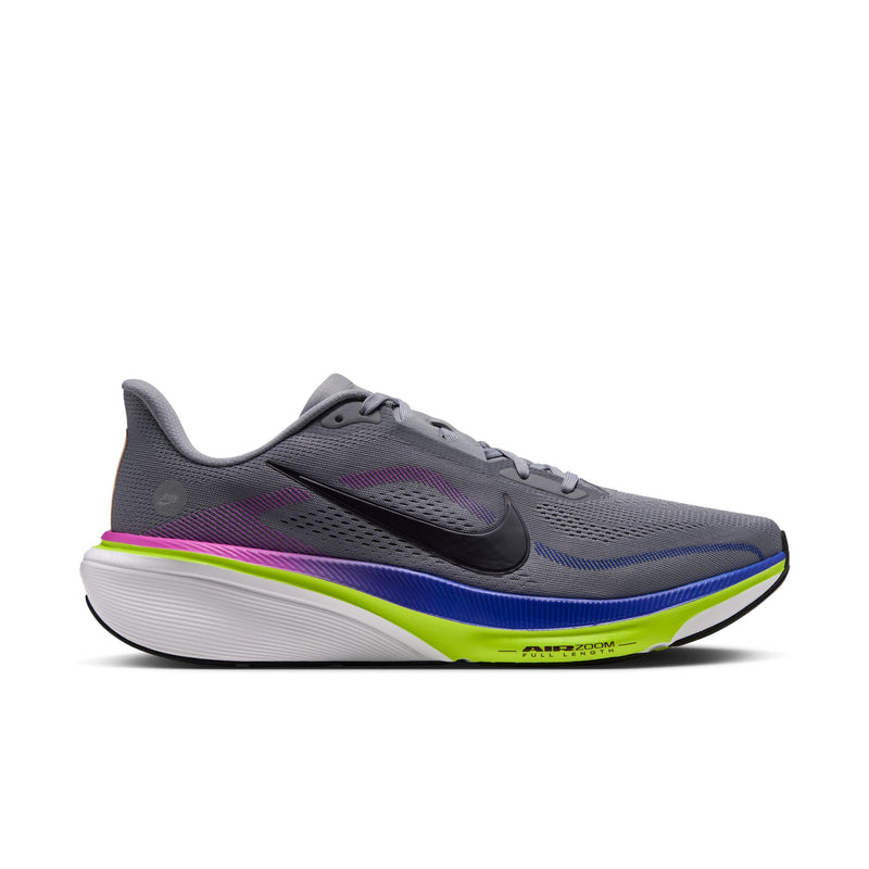 Men's Pegasus 42 (Stealth/Purple Dynasty-Volt-Crimson Tint)
