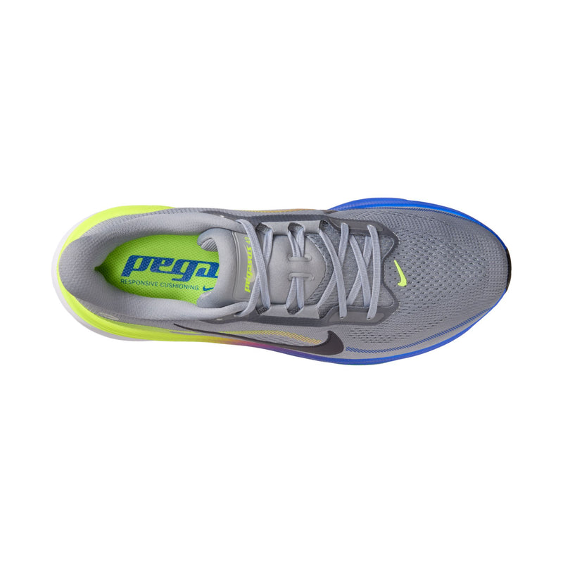 Men's Pegasus 42 (Stealth/Purple Dynasty-Volt-Crimson Tint)
