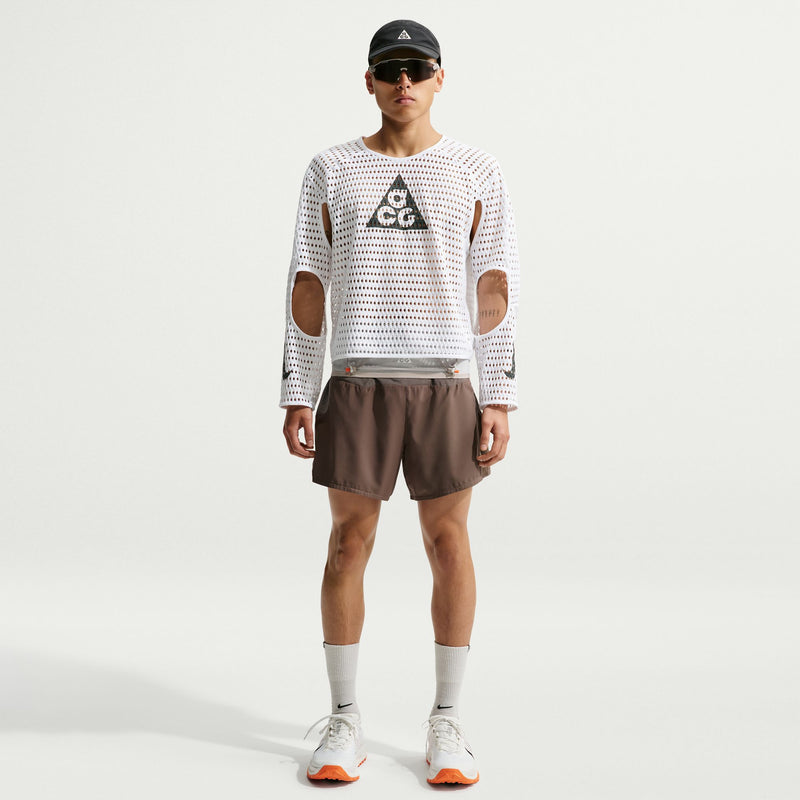 Men's ACG Radical AirFlow NXT Dri-FIT Long-Sleeve Trail Running Top (100 - White/Anthracite)