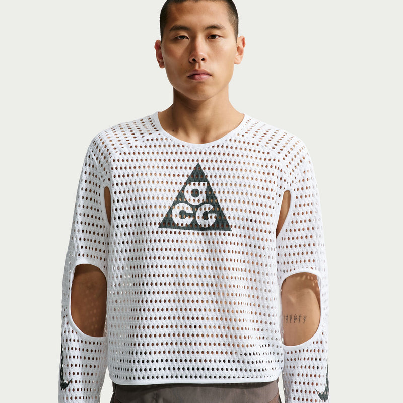 Men's ACG Radical AirFlow NXT Dri-FIT Long-Sleeve Trail Running Top (100 - White/Anthracite)