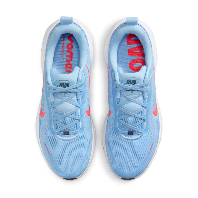 Men's Vomero 18 (411 - Ice Blue/Bright Crimson-White-Blue Fox)