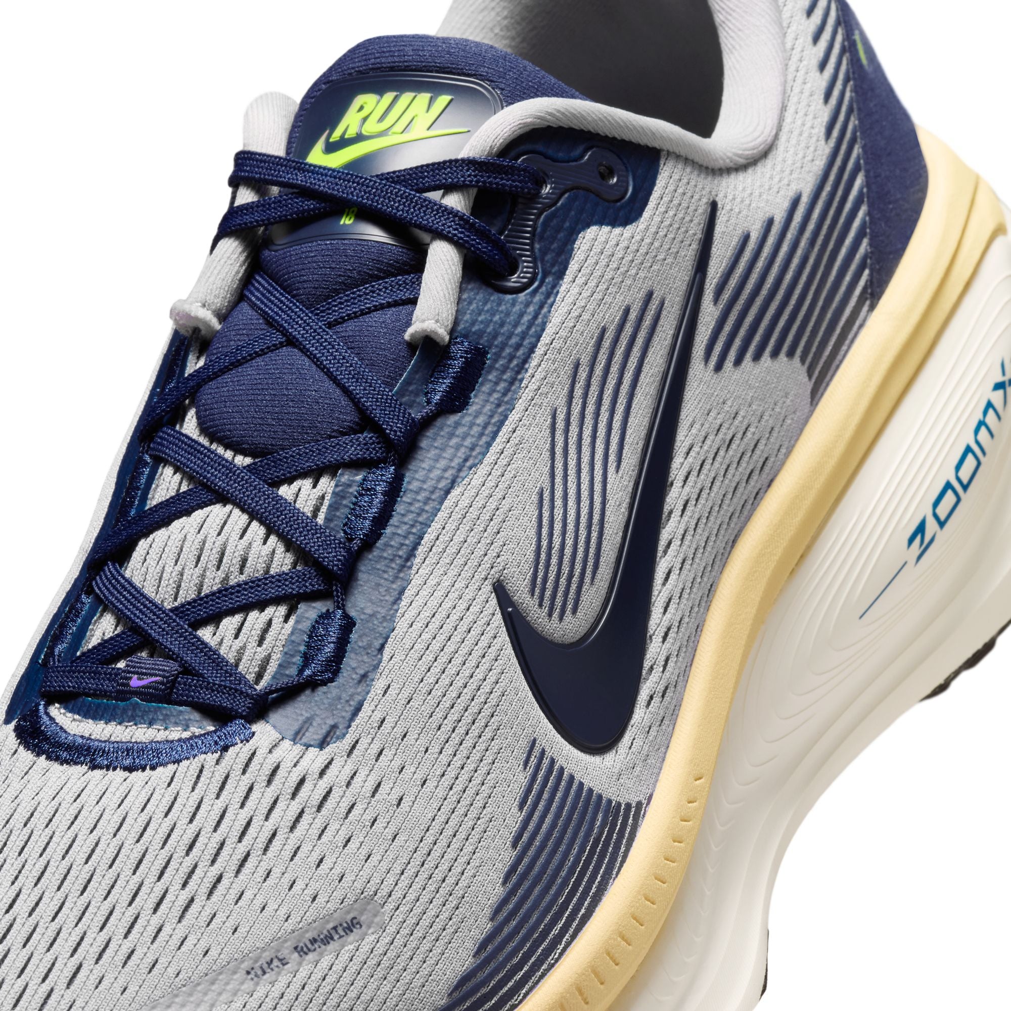 Men's Vomero 18 (012 - Wolf Grey/Midnight Navy-Pewter-Sail) — TC