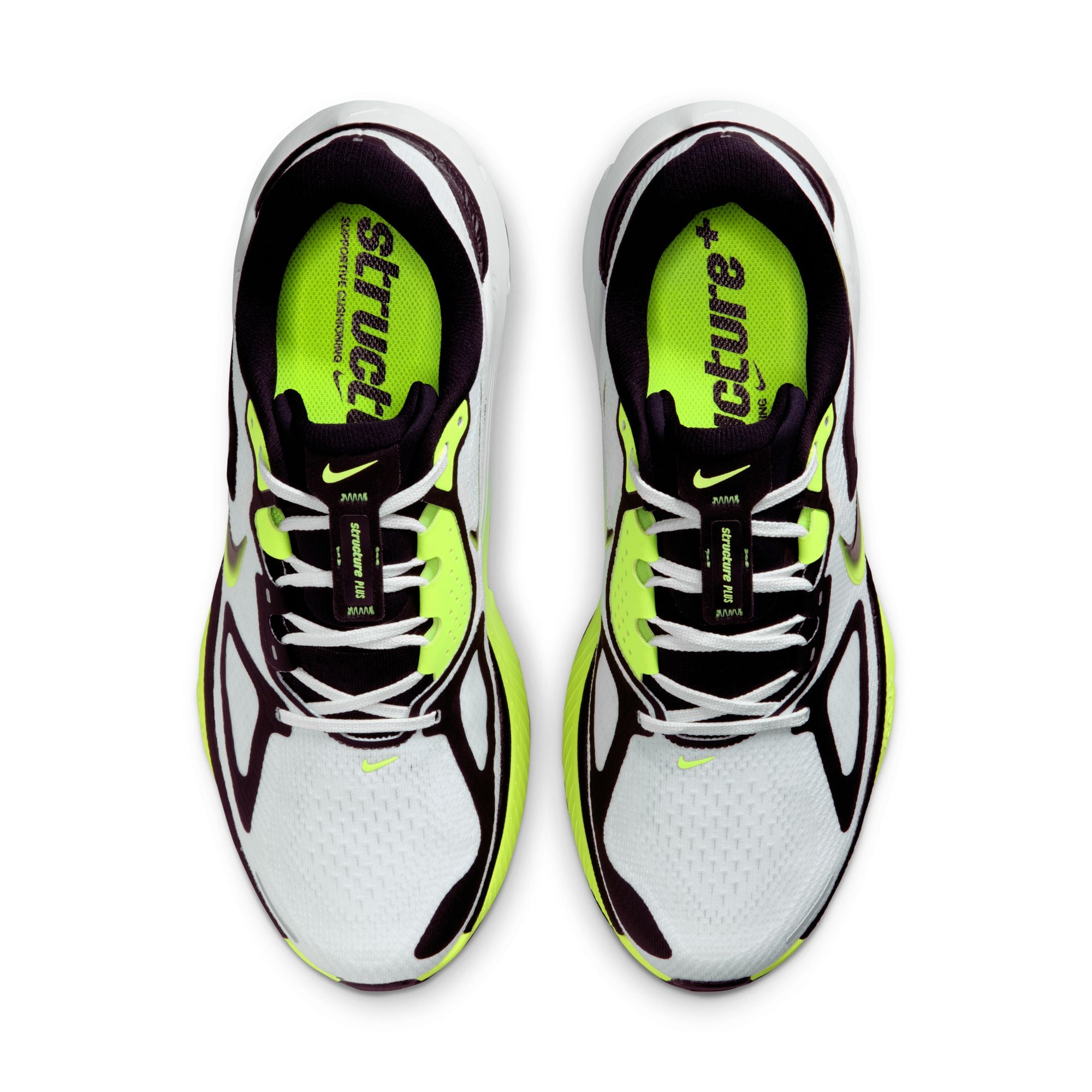 100サイズ① Men's Structure Plus (100 - White/Black-Volt) — TC Running Co