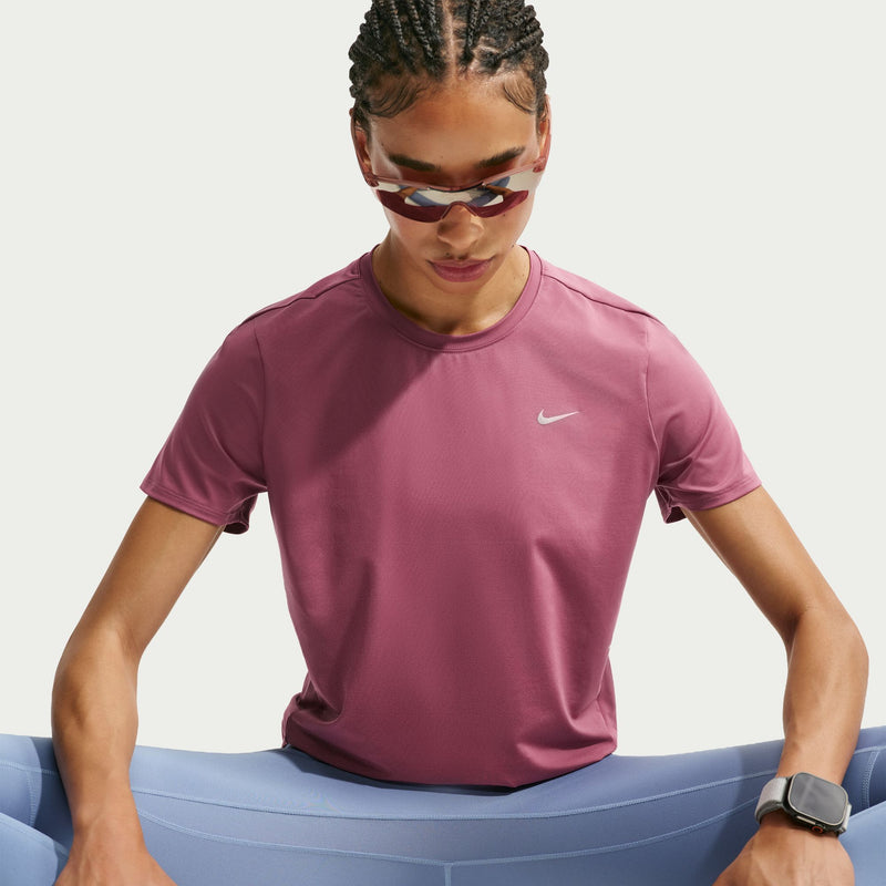 Women's Swift Dri-FIT Short-Sleeve Running Top (654 - Pink Smoke/Reflective Silver)