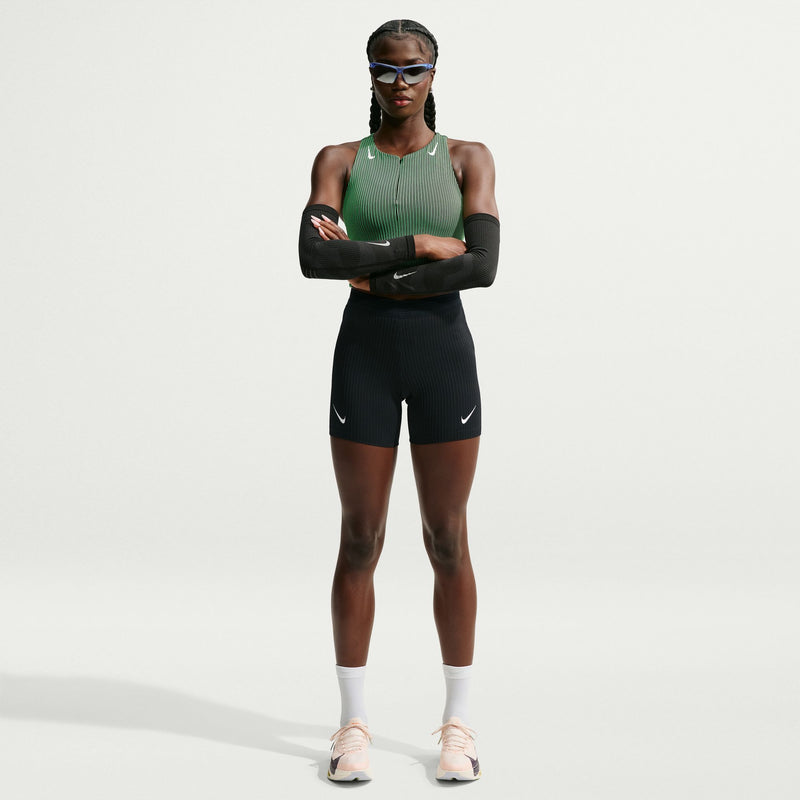 Women's AeroSwift Dri-FIT ADV Tight Running Shorts (010 - Black/Black/White/White)