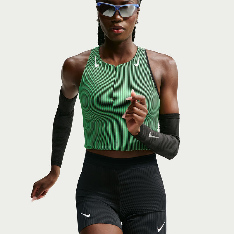 Women's AeroSwift Dri-FIT ADV Tight Running Shorts (010 - Black/Black/White/White)