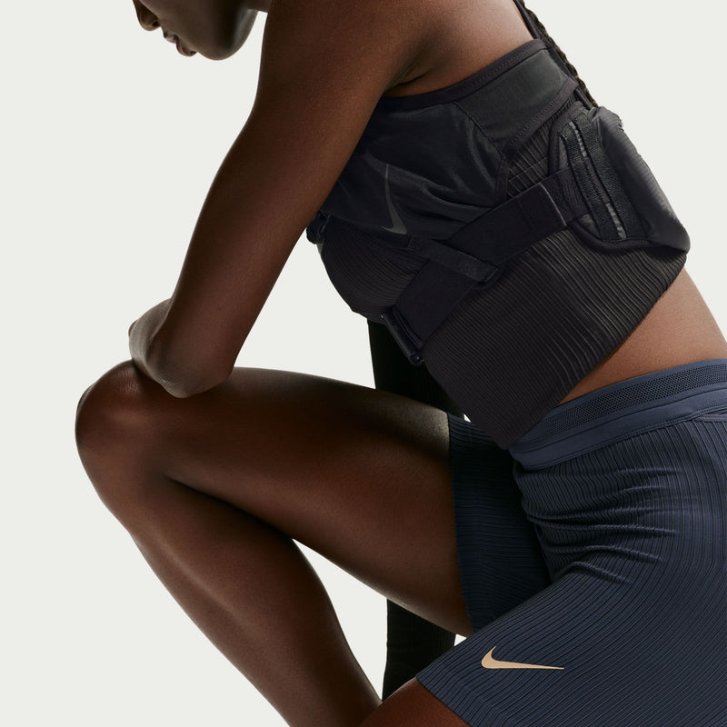 Women's AeroSwift Dri-FIT ADV Tight Running Shorts (437 - Thunder Blue/Black/White/Linen)