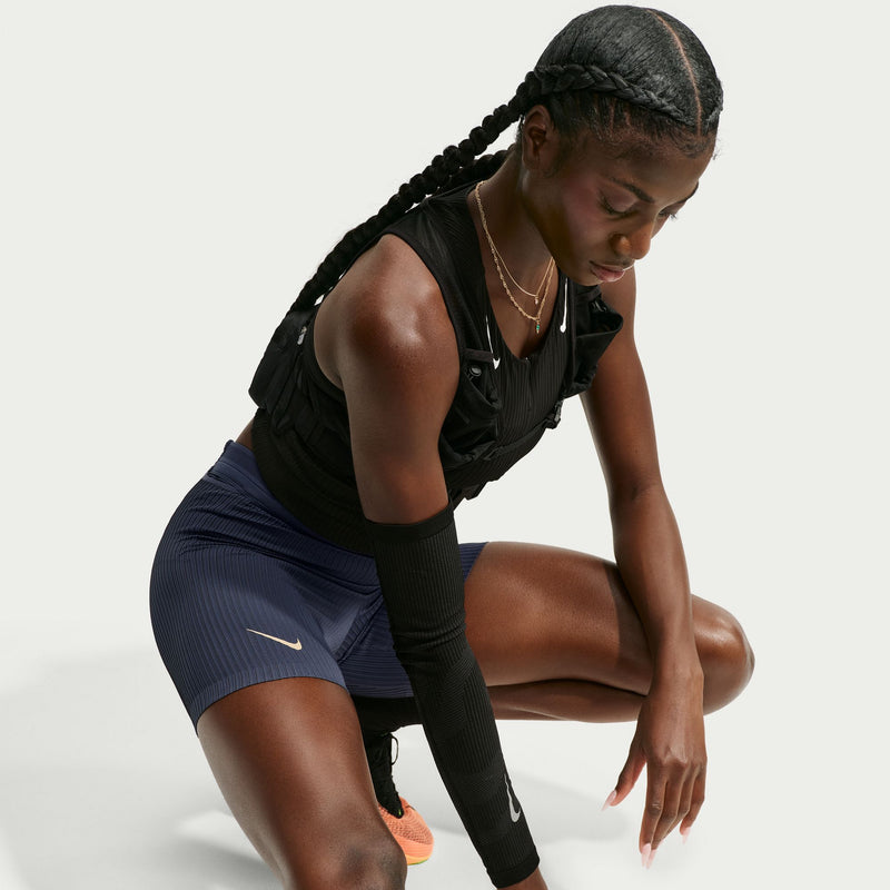 Women's AeroSwift Dri-FIT ADV Tight Running Shorts (437 - Thunder Blue/Black/White/Linen)