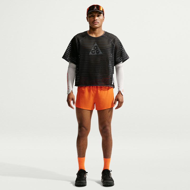 Men's ACG Radical AirFlow Dri-FIT Short-Sleeve Trail Running Top (060 - Anthracite/Cool Grey)