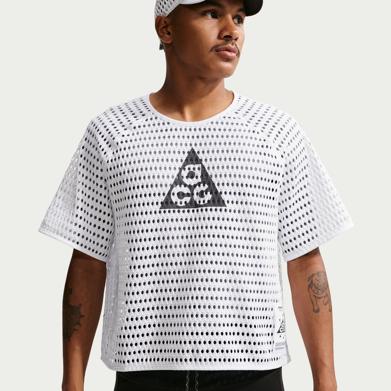 Men's ACG Radical AirFlow Dri-FIT Short-Sleeve Trail Running Top (100 - White/Anthracite)