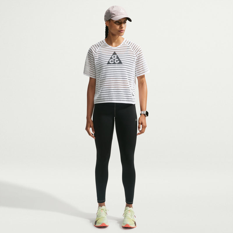 Women's ACG Radical AirFlow Dri-FIT Short-Sleeve Trail Running Top (100 - White/Anthracite)