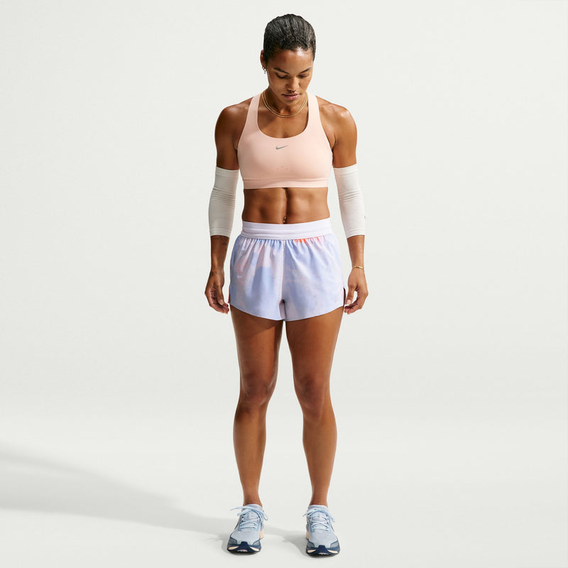 Women's Swift Dri-FIT Mid-Rise 2.5" Brief-Lined Running Shorts (494 - Royal Pulse/Pleached Lilac)