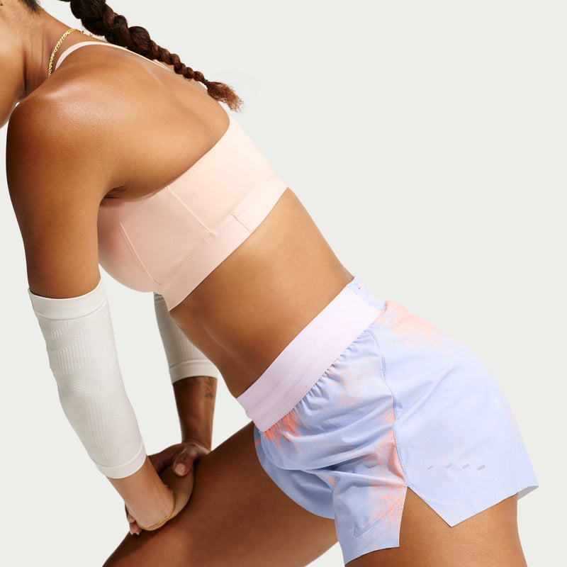 Women's Swift Dri-FIT Mid-Rise 2.5" Brief-Lined Running Shorts (494 - Royal Pulse/Pleached Lilac)