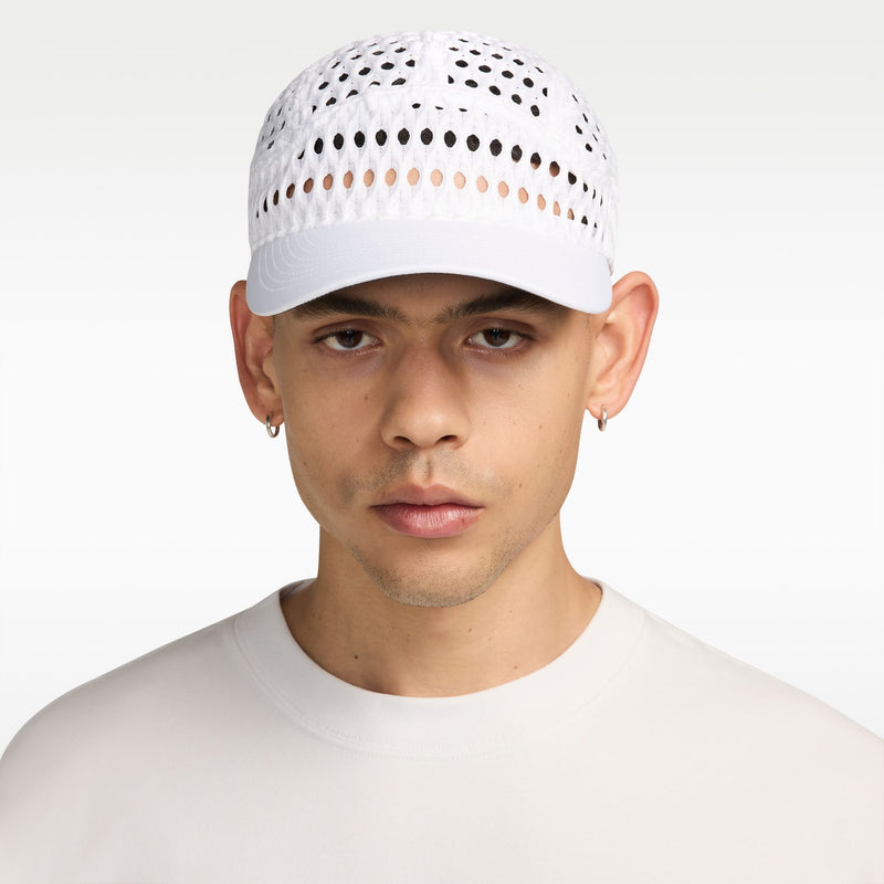 Unisex ACG Radical AirFlow Fly Cap Adjustable Dri-FIT Trail Running Hat (100 - White/White)