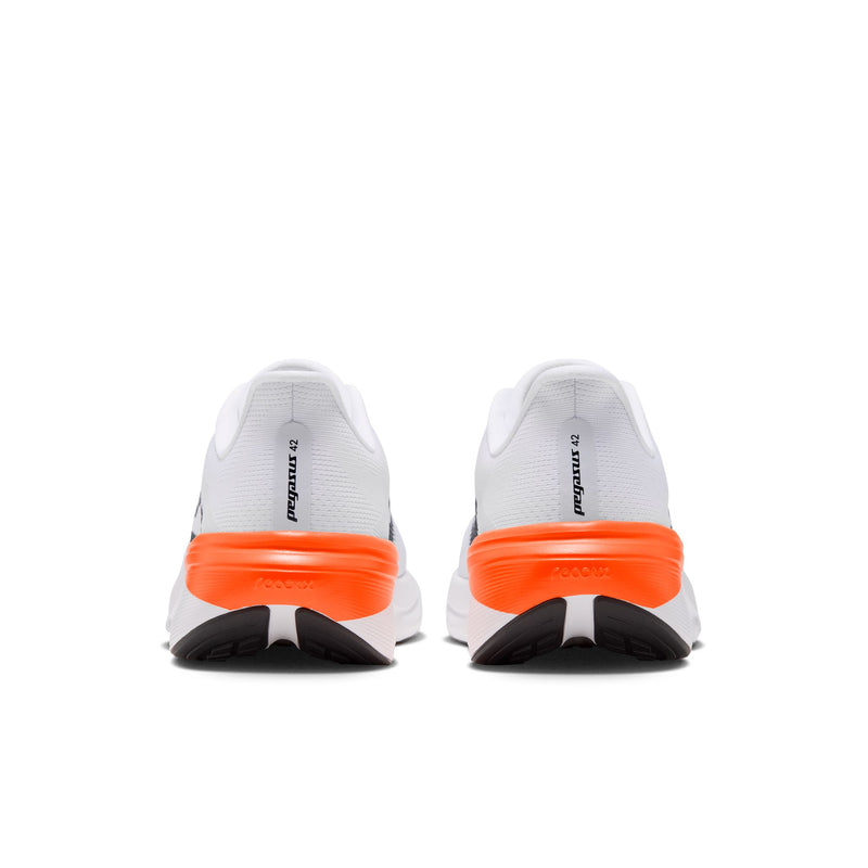 Men's Pegasus 42 (White/Black-White-Total Orange)