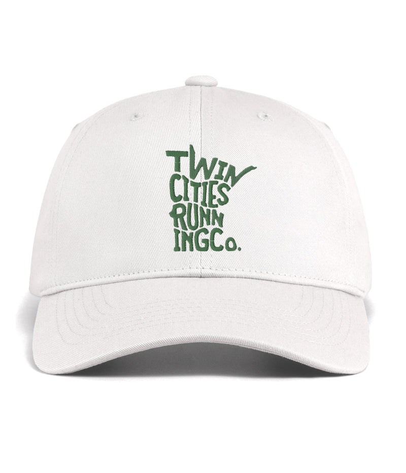 TCRC "State Text" Low Profile Snapback Cap (Silver)