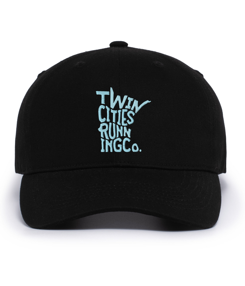 TCRC "State Text" Low Profile Snapback Cap (Black)