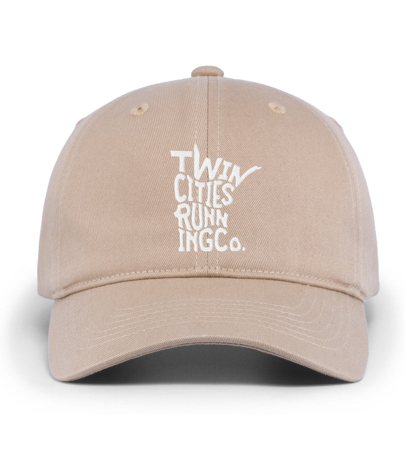 TCRC "State Text" Low Profile Snapback Cap (Khaki)