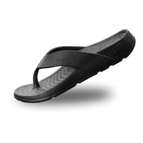 Unisex Cascade Flip Flop (Black)