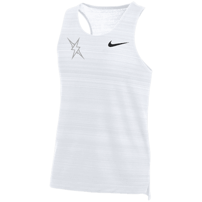 TCRC Men's Miler Tank (100 - White/Reflective Silver)