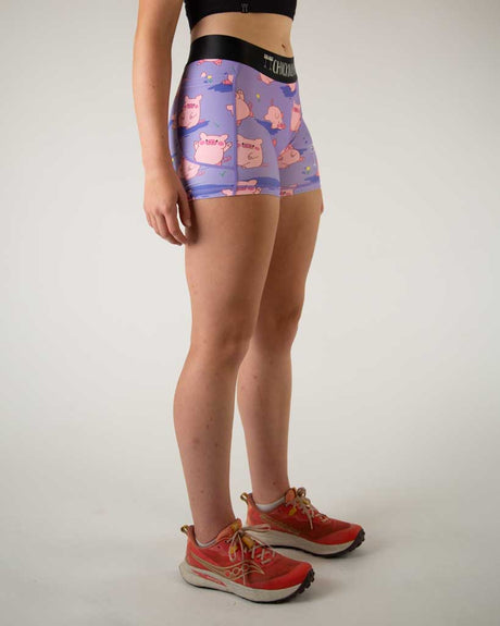 Women's Piggies 3" Compression Shorts
