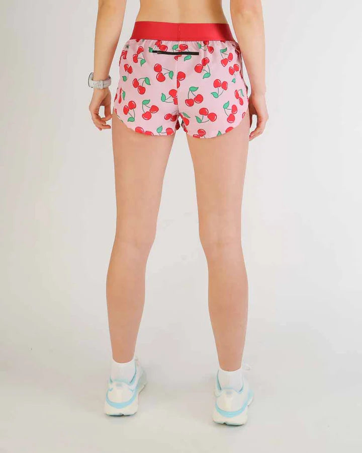 Women's Cherries 1.5" Split Shorts