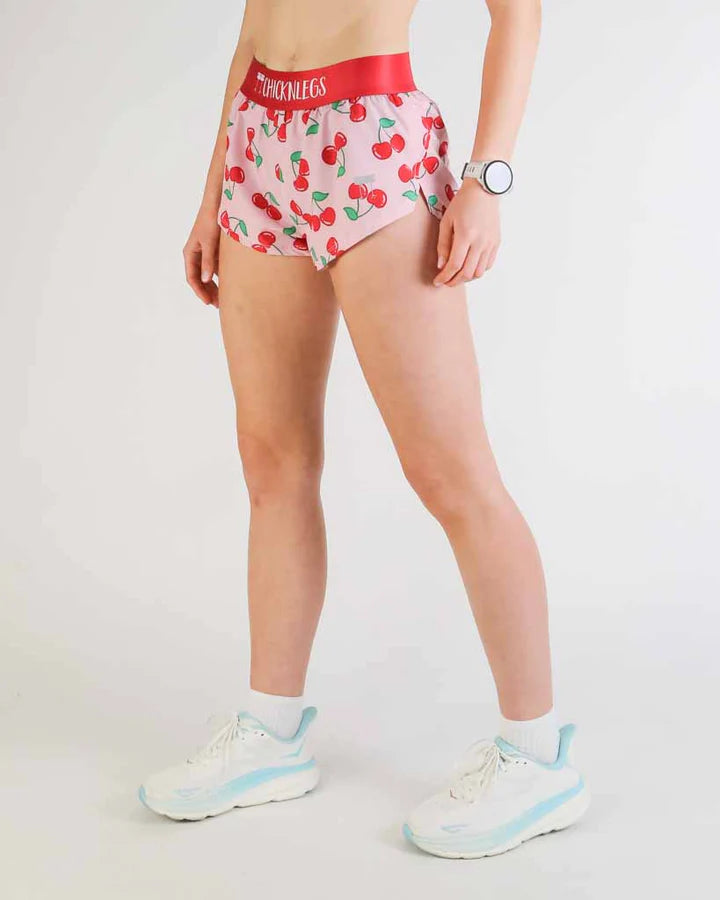 Women's Cherries 1.5" Split Shorts