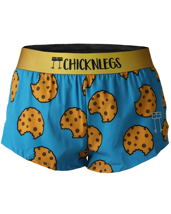 Women's Chocolate Chip Cookies 1.5" Split Shorts