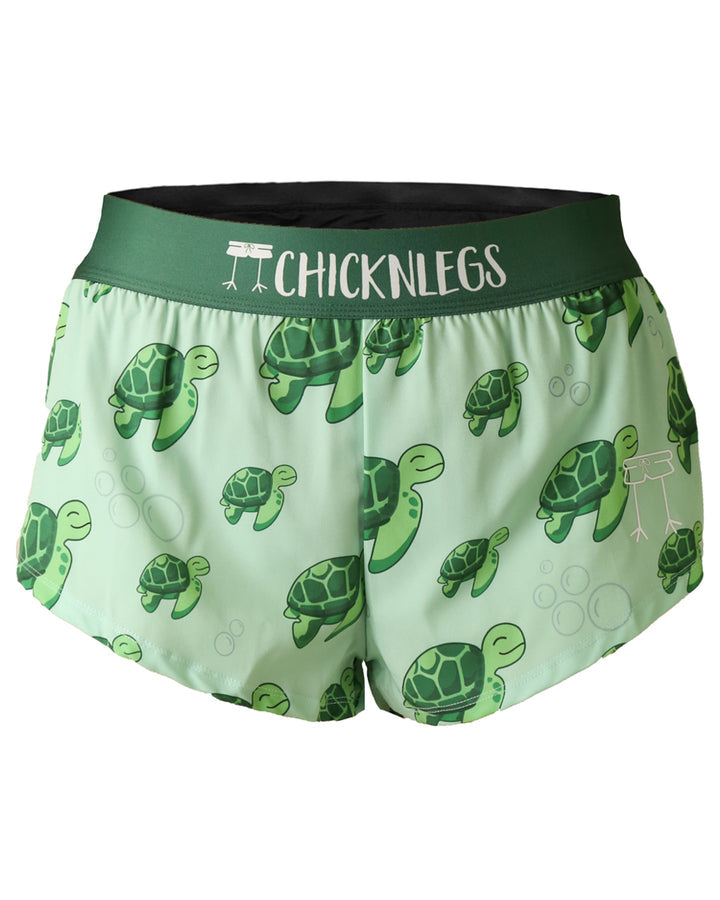 Women's Sea Turtles 1.5" Split Shorts