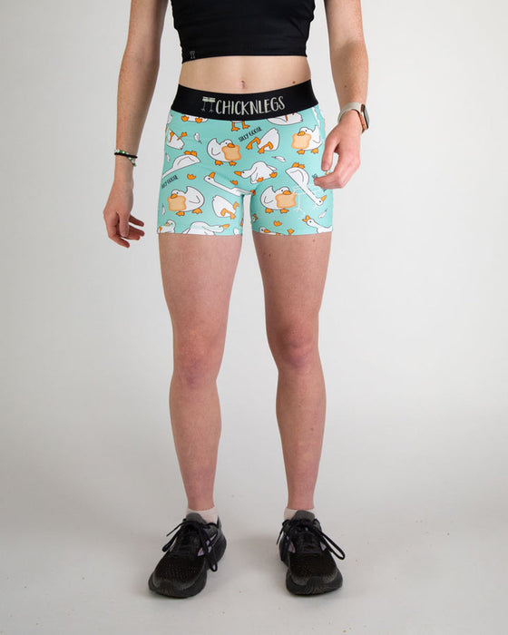Women's Silly Goose 3" Compression Shorts