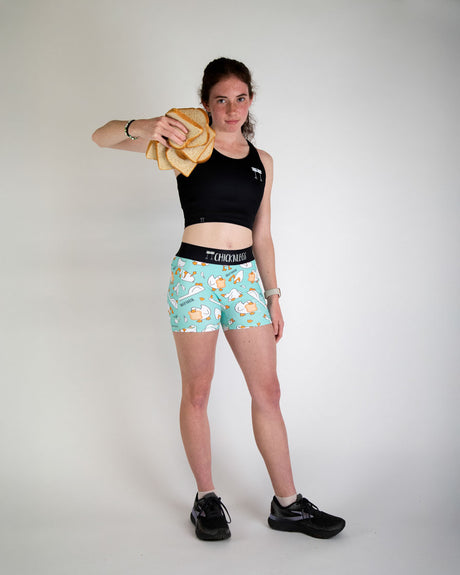 Women's Silly Goose 3" Compression Shorts