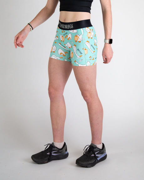 Women's Silly Goose 3" Compression Shorts
