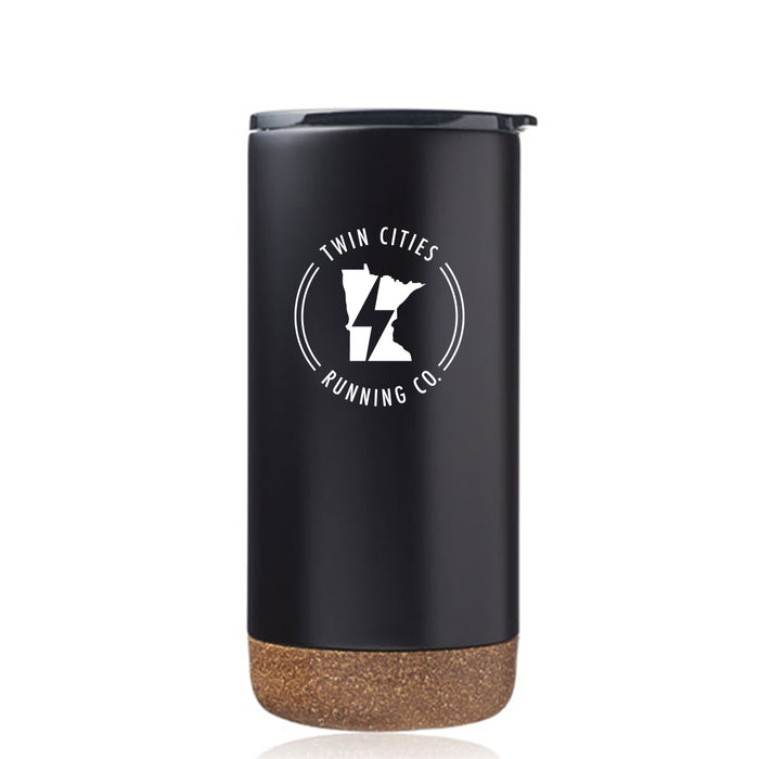TCRC 16 oz. Cork Bottom Travel Mug - Black