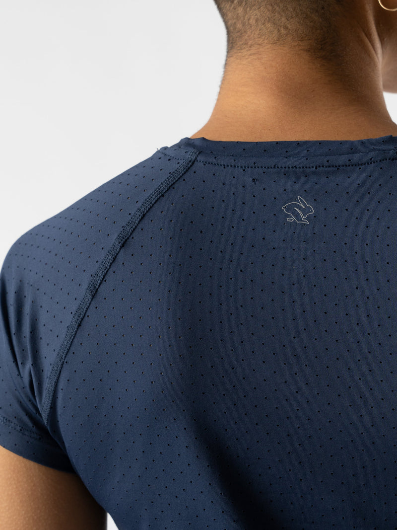 Women's Ice Perf Tee SS (Dress Blue)